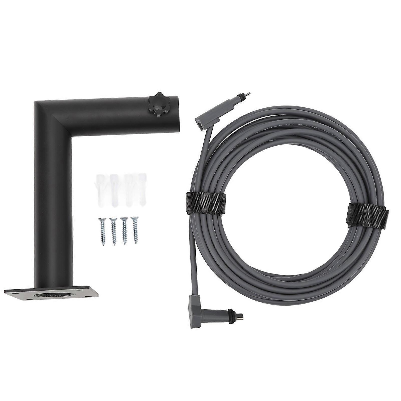 Starlink V2 Satellite Mount Kit: 33ft Cable, Durable Bracket for Seamless Connectivity