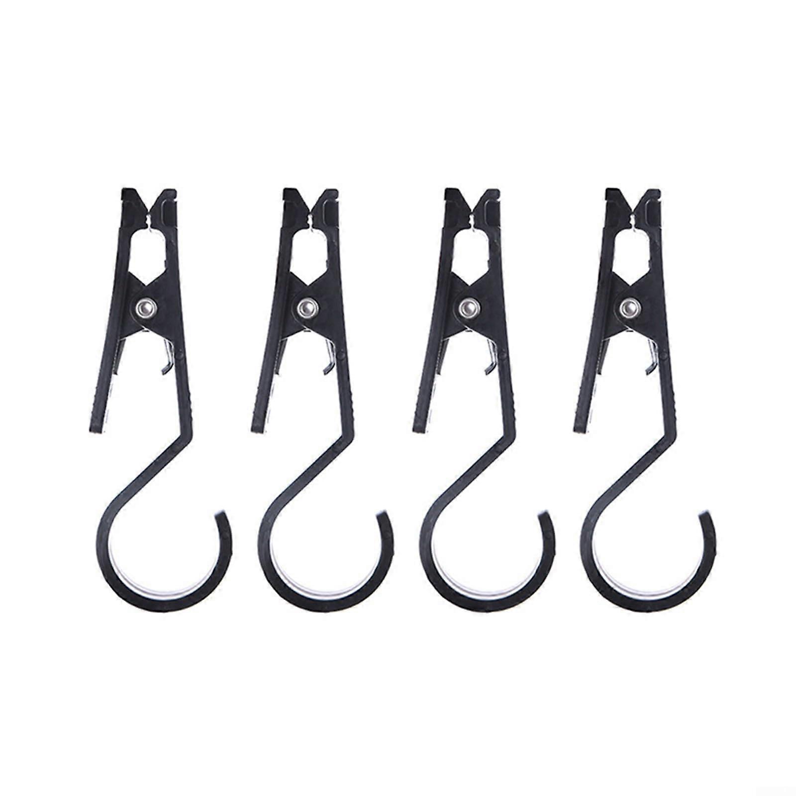 4-Piece Tent Light Hook Set for Lanterns and Camping Gear - Durable Clips for Outdoor Adventures and Hiking