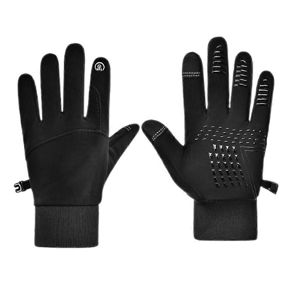 Windproof Thermal Gloves for Cold Weather – Touchscreen Compatible, Warm & Comfortable for Cycling, Hiking, Driving for Men and Women