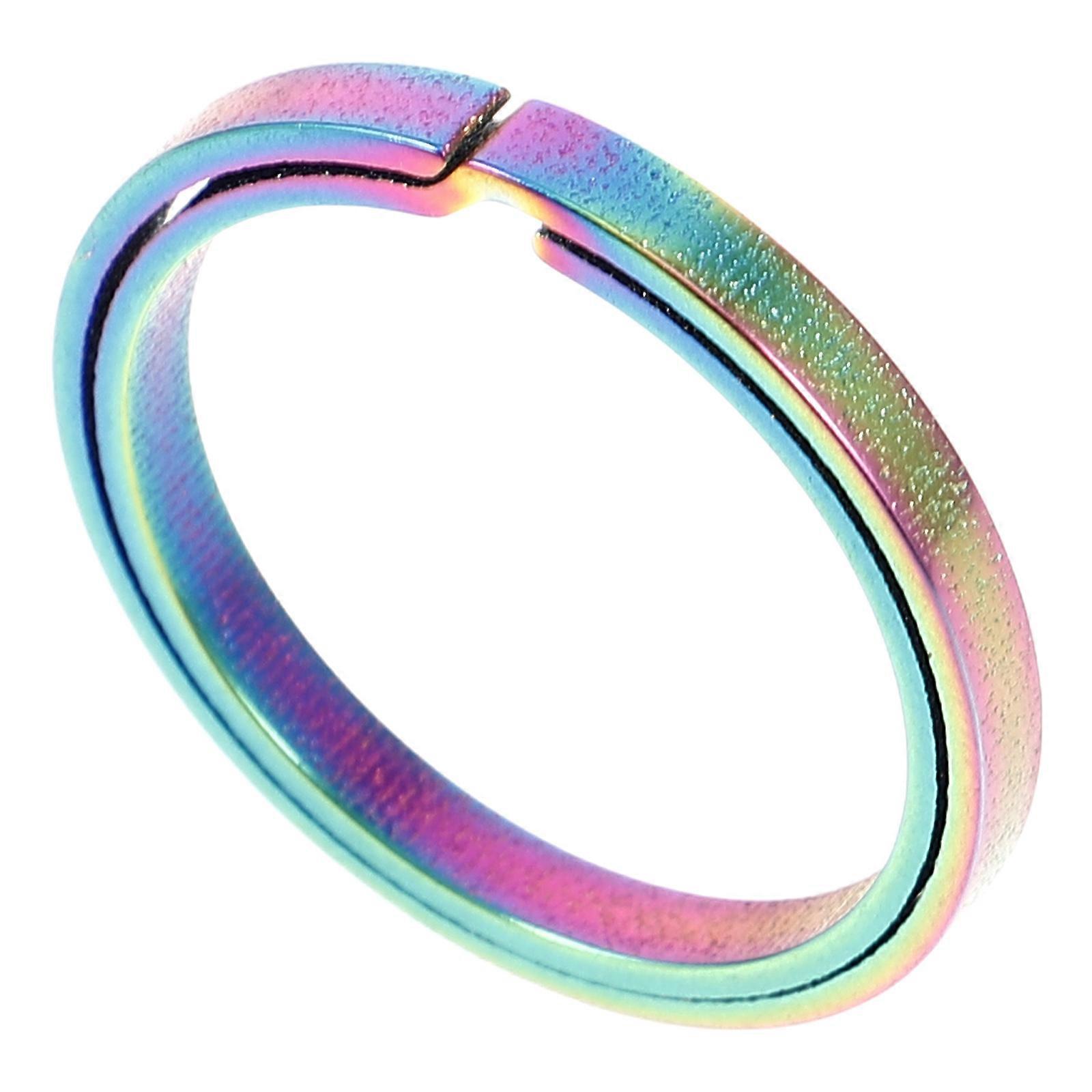 Buckle Keychain Hoop Compact Size Light Weight Car Keys Bag Accessory 1Pack