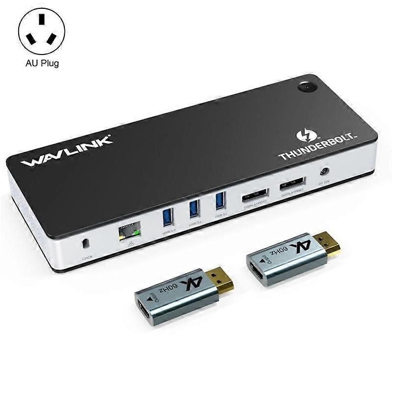 11 in 1 4K Dual DisplayPort Hub Converter AU Plug