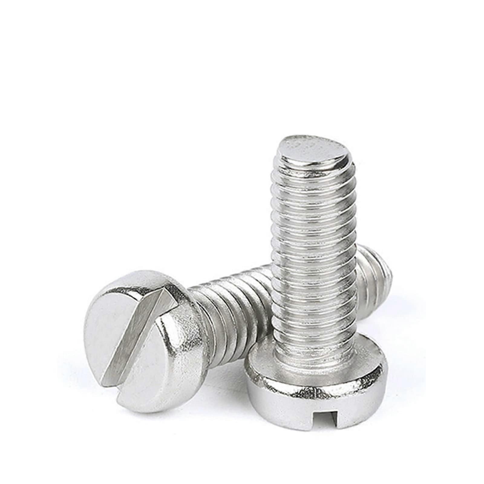 M1.6x16mm Slotted Cap Head Screw, Cheese Head, 100 Pieces Pack