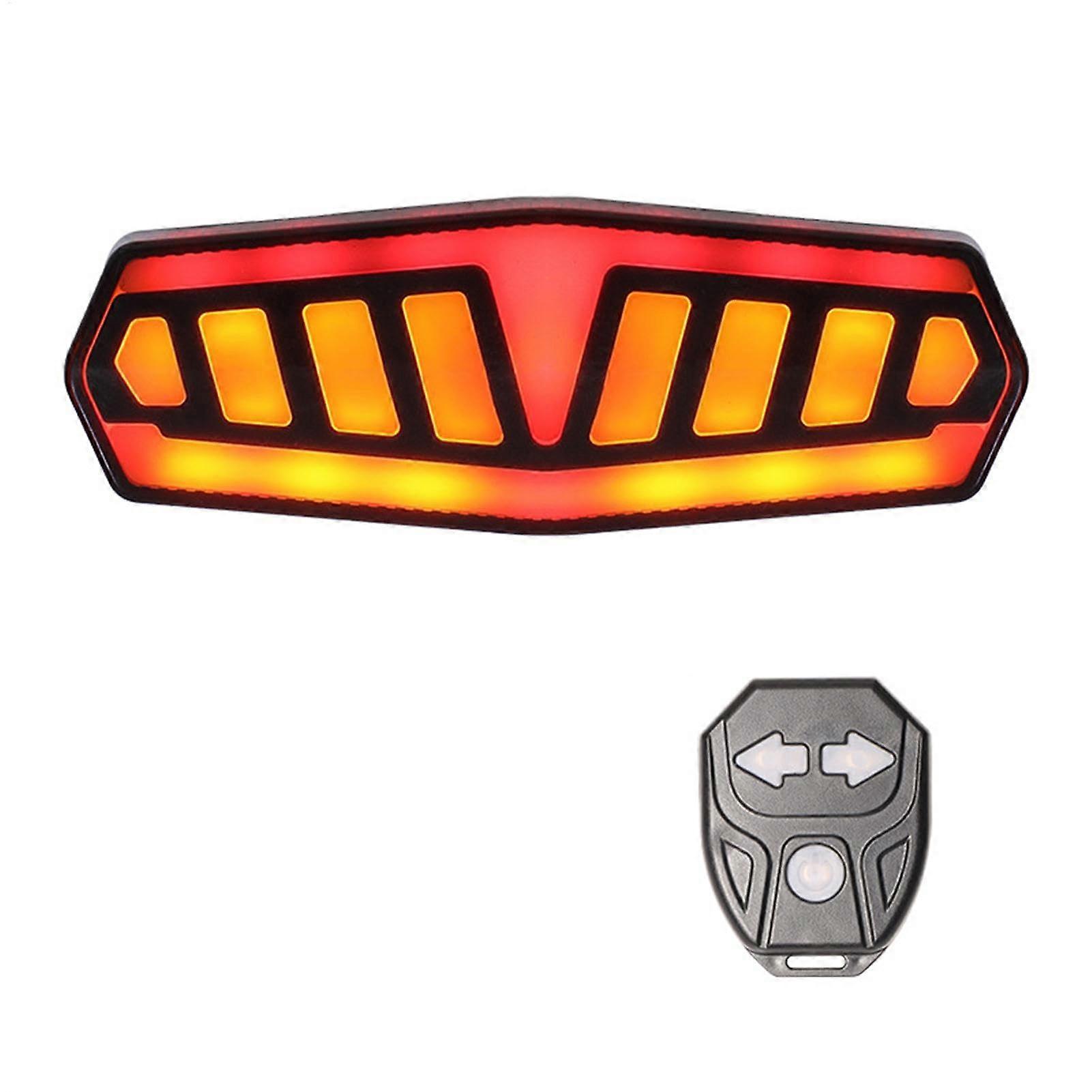 Bicycle Taillight USB Rechargeable LED For Night Riding, Waterproof Bike Tail Light With Bright Warning Modes