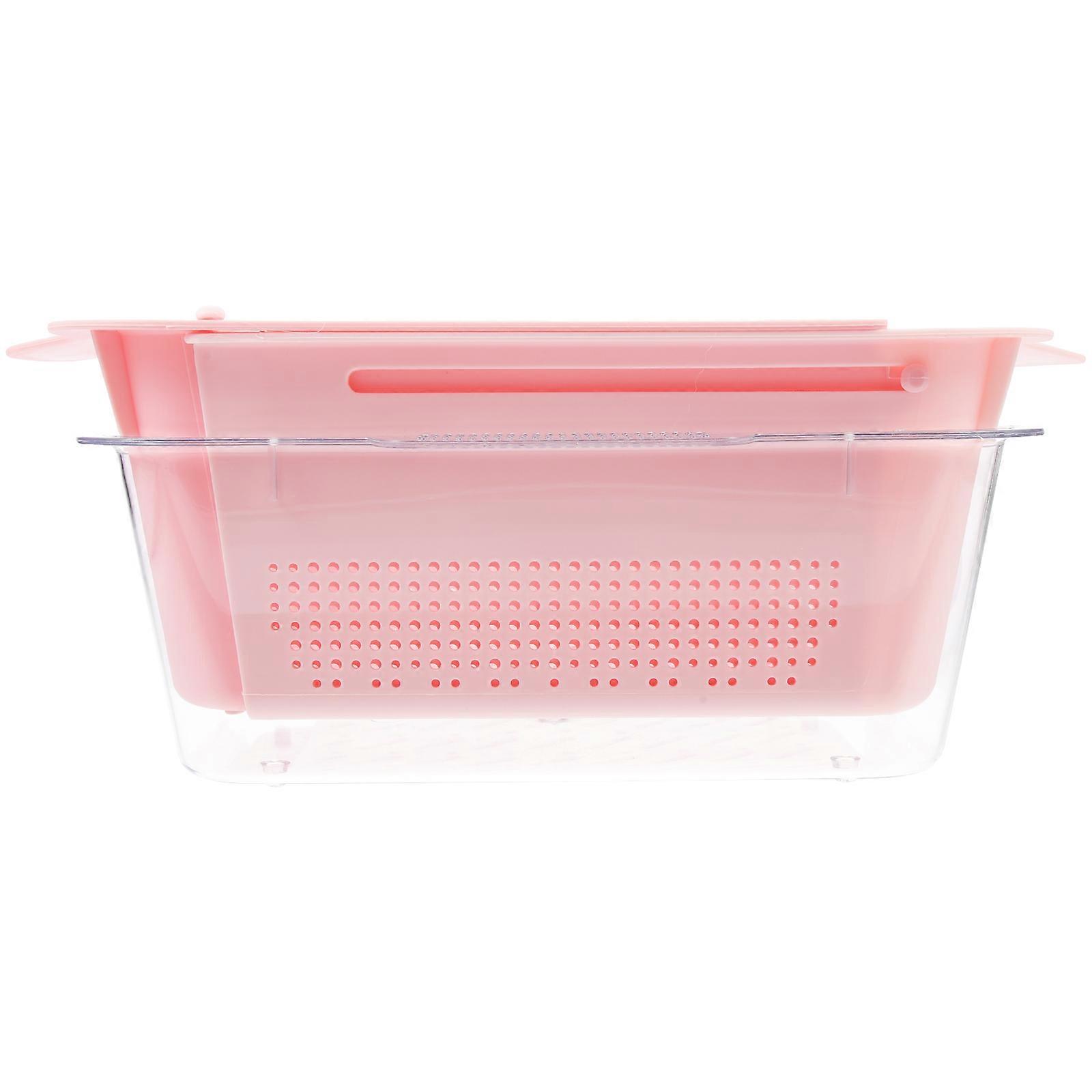 Washing Basket Fruit And Vegetable Washer Kitchen Appliance Daily Use 30X23CM Plastic Food Dehydration 1Set