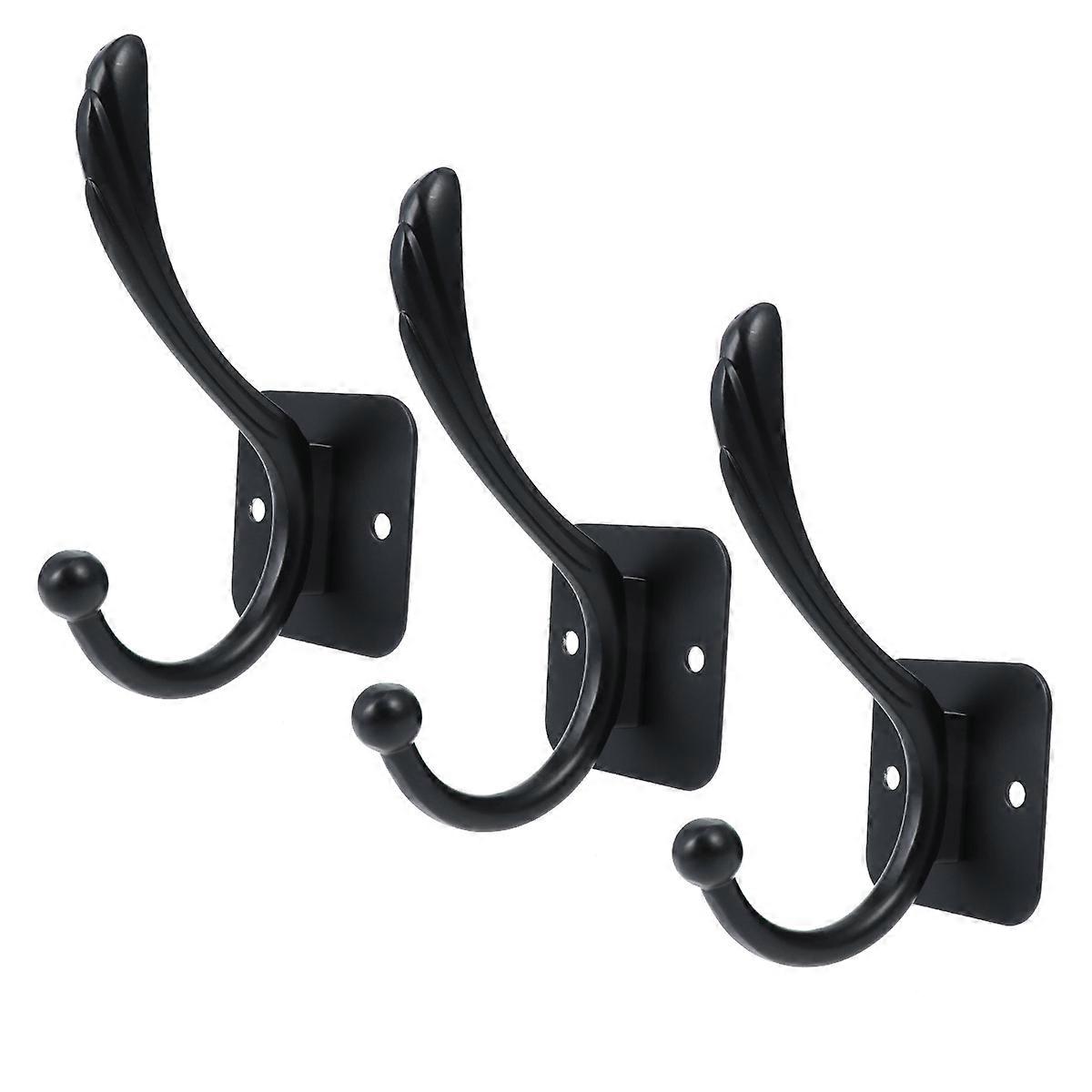 家庭用ブラックシングルフック ステンレススチールとアルミニウム合金スーパー製のビンテージウォールハンガー