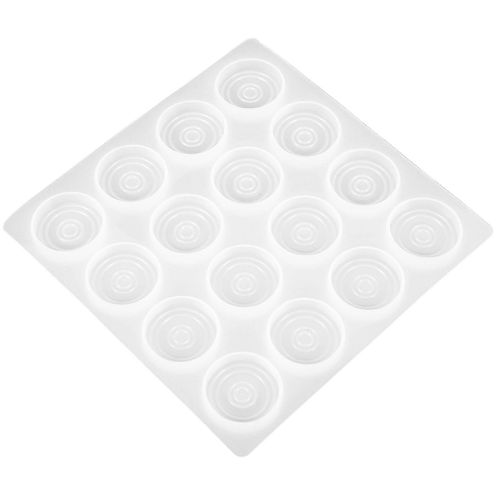 Silicone Wax Molds For Diy Projects Wax Sealing Making Pad White Color Round Cylinder Shape 1Set