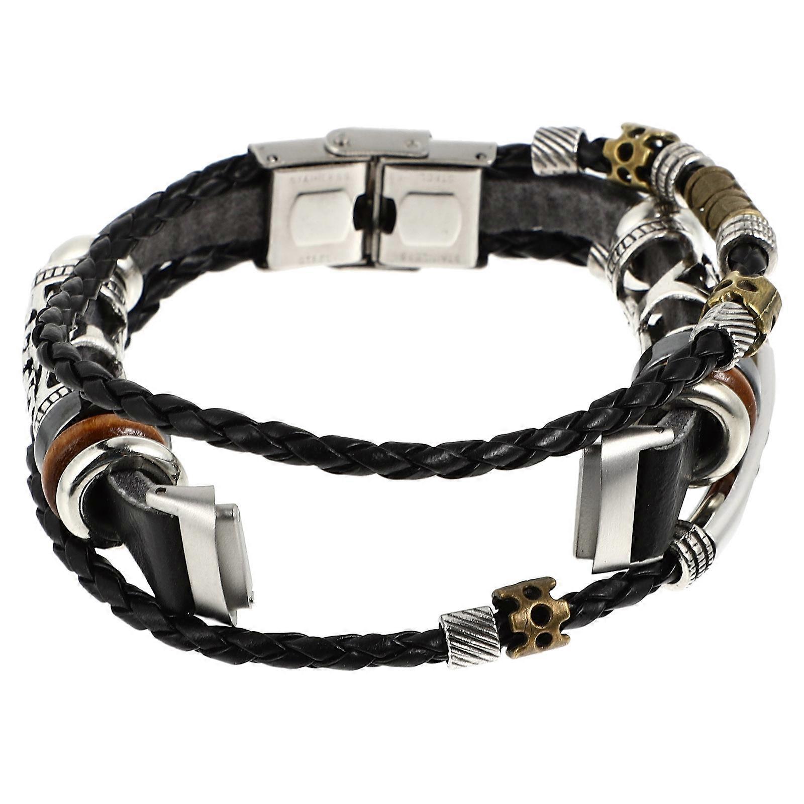 Women's Elegant Dressy Watch Band Replacement – Boho Style Beaded Wristband with Clasp for Daily Wear and Special Occasions
