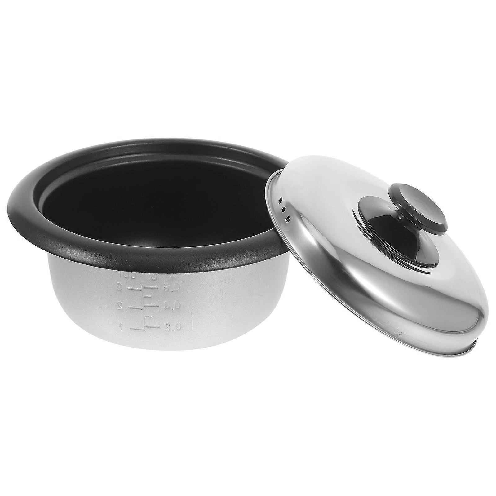 Non Stick Inner Pot for Electric Rice Cooker Replacement Accessory for Soup, Cake, and Cooking, Compatible with Most Models
