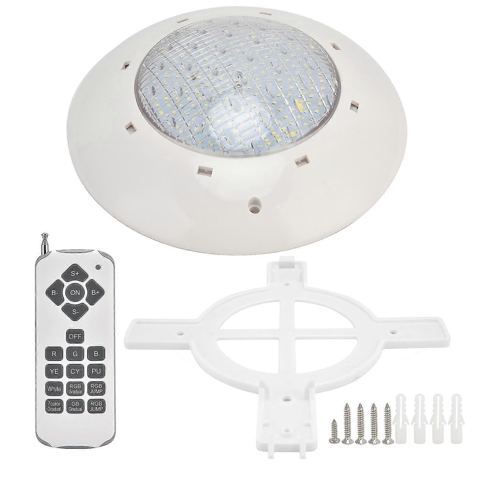 Rgb Led Pool Light, Remote-controlled Waterproof Underwater