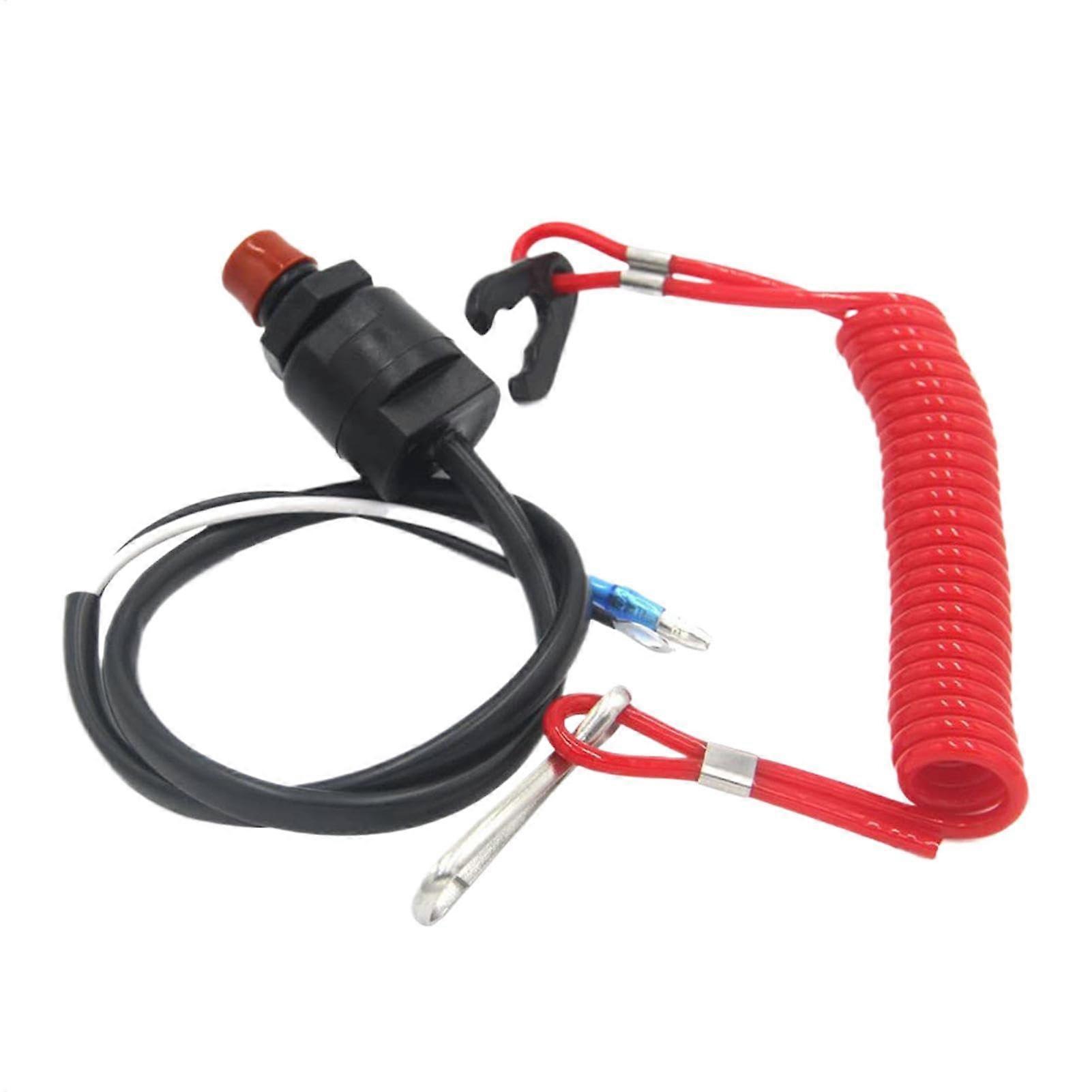 Urgency Switches Boats Flexible Outboard Key Switch Waterproof Red Long-Lasting Marine Powersports Starter Kit