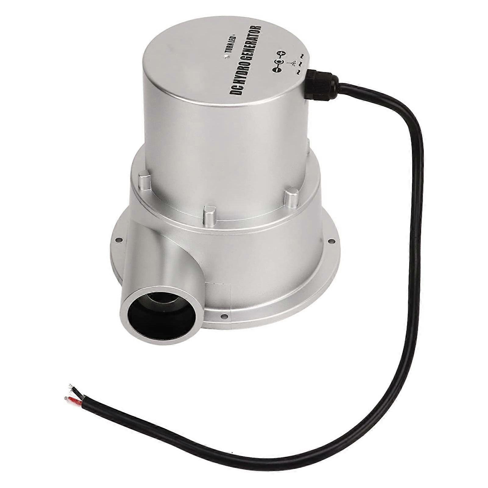 36W/50W/100W Water Turbine Water Turbine Generator Permanent Magnet Brushless Motor 12V Battery Charging Hydroelectric Generator for Backyard Garden P