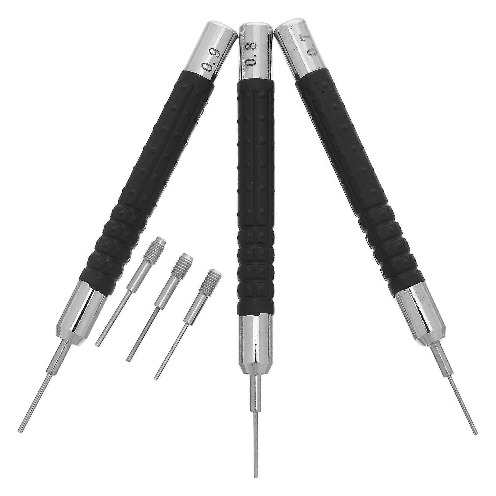 Watch Band Link Remover Tool with Alloy Pin Punch and Pins – Compact Portable Strap Adjuster for Home Watch Repair and Band Sizing