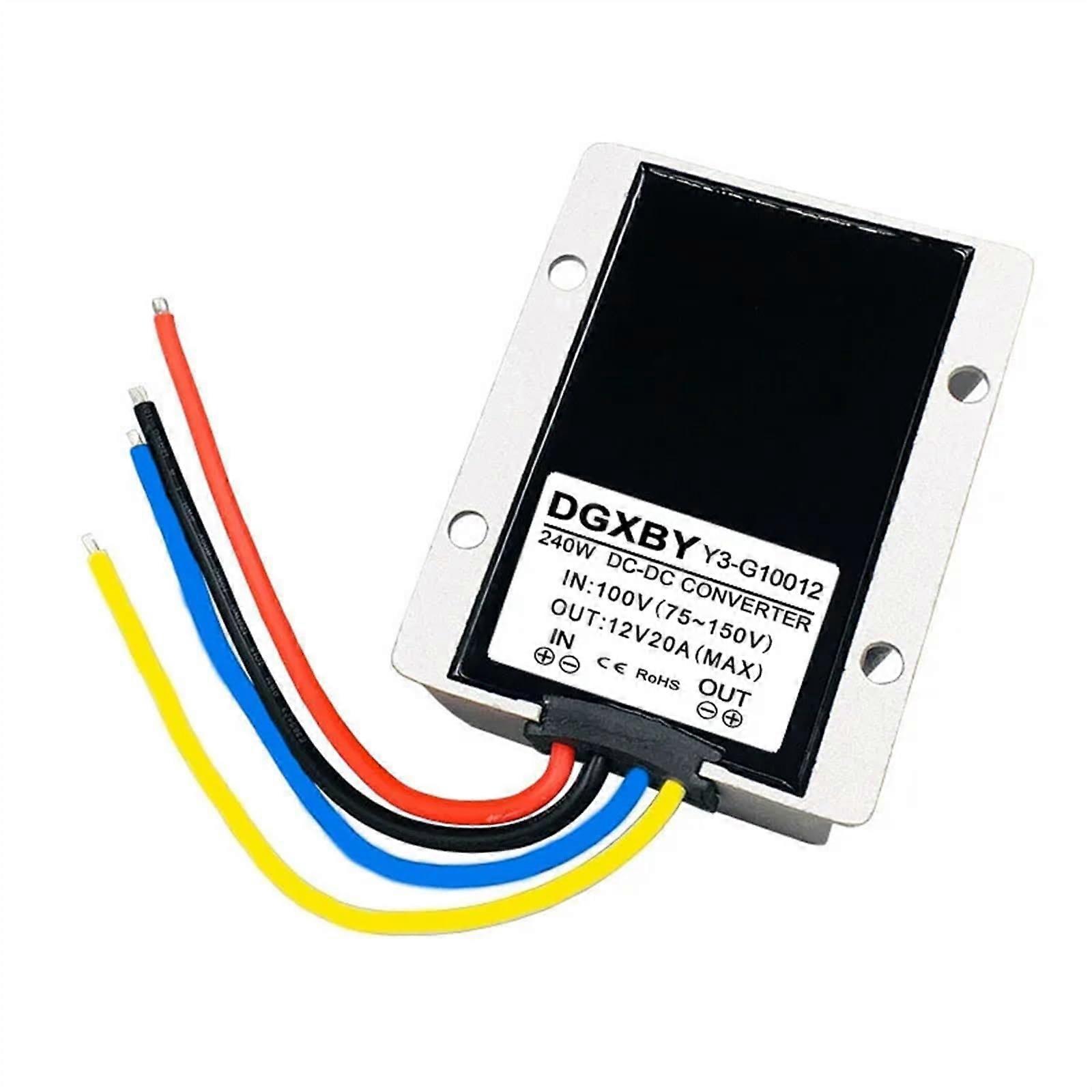 Isolated Power Supply 75-150V To 12V DC-DC Converter, Vehicle Power Module, 20A Output