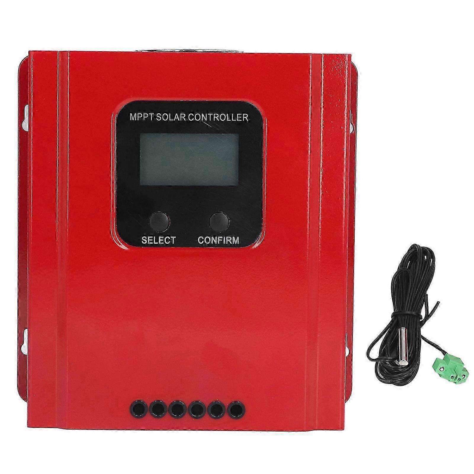 MPPT Solar Charge Controller with LCD Display & RS485 - 40A Battery Monitor for 12V, 24V, 36V, 48V Systems with Remote Control