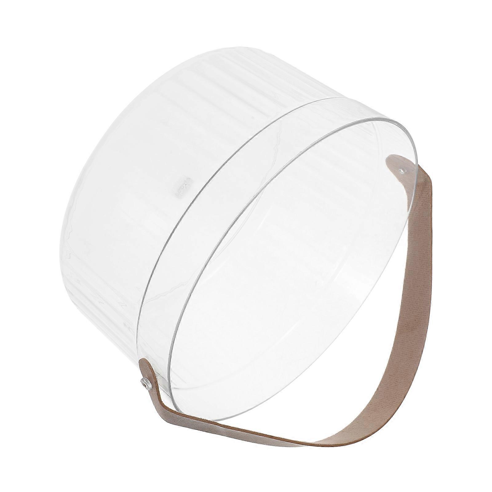 Transparent Ice Container For Gatherings 20.80X20.80X10.50CM Lightweight Handheld Design Storage Tub 1Pcs