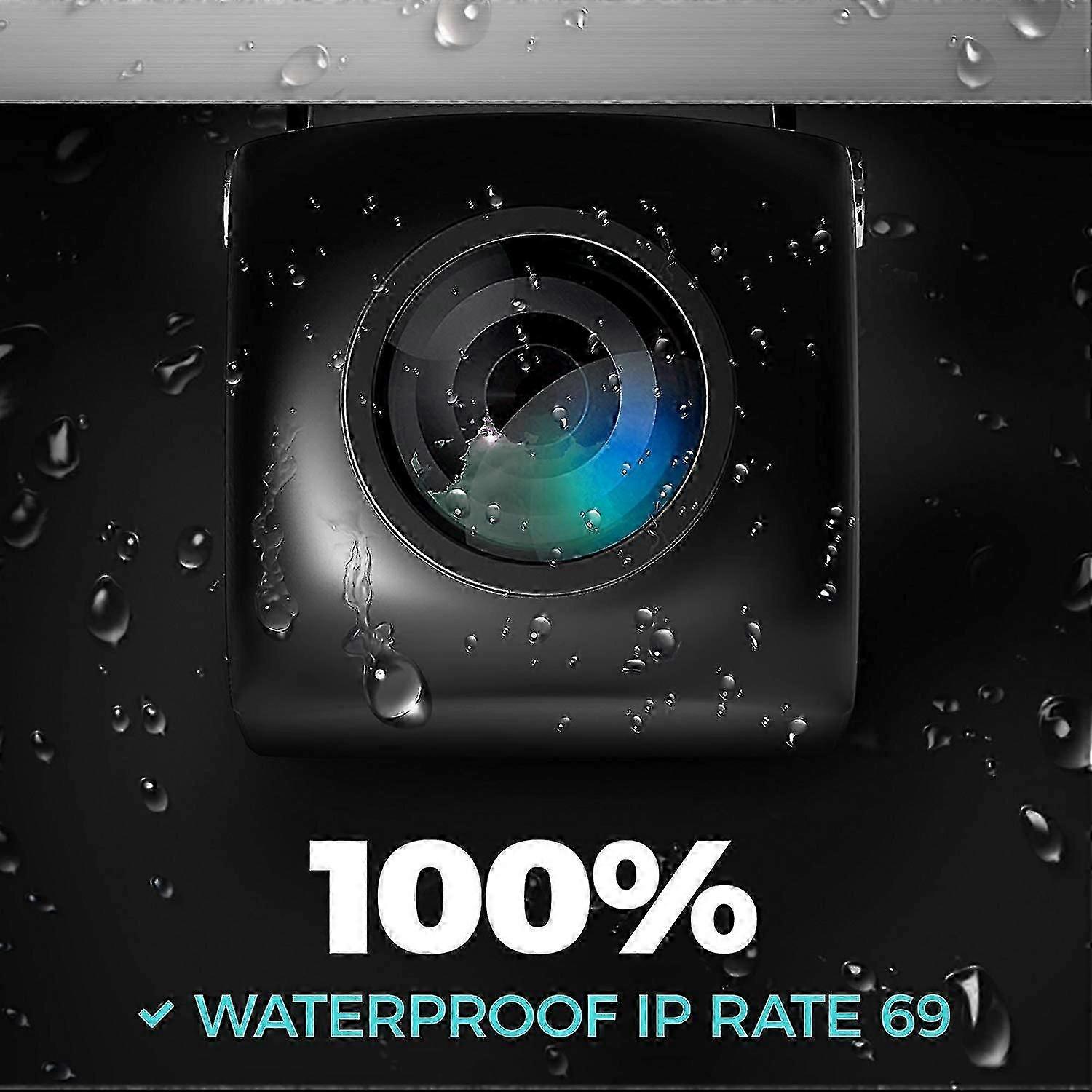 170 Degree Reversing Car Camera, Hd Night Vision Waterproof Car Rear View Camera 360 Rotation With Night Vision