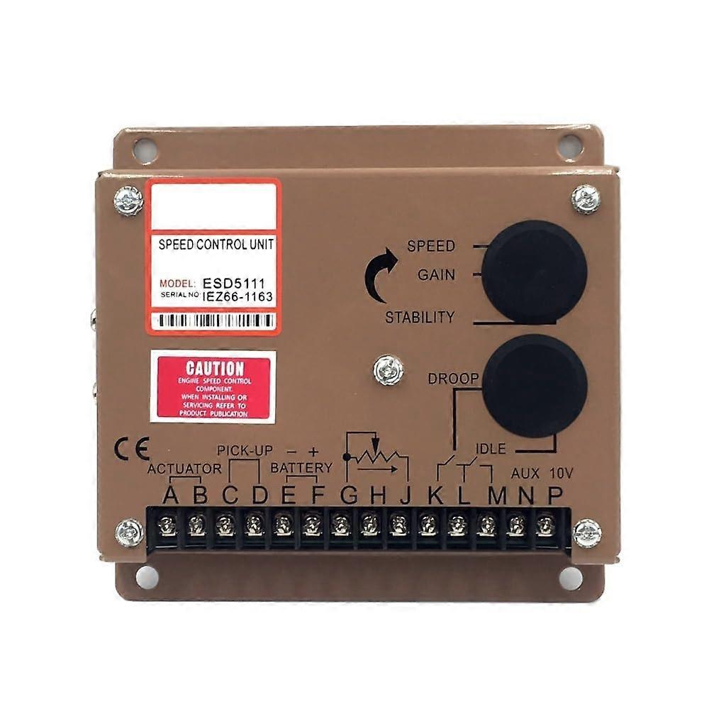 ESD5500 ESD5500E ESD5550E ESD5111 ESD5220 ESD5131 ESD5120 ESD5221 Diesel Engine Speed Control Unit Governor for Diesel Generator (Color: ESD5111)