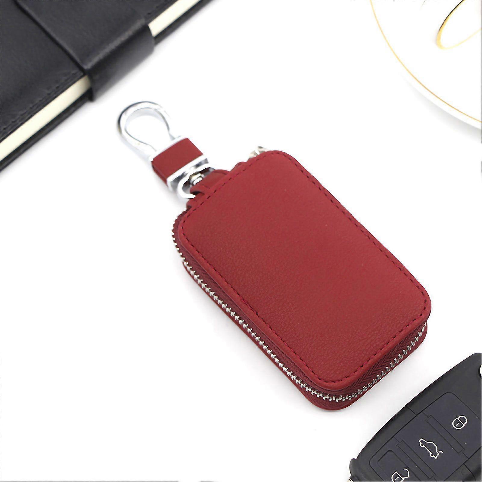 zippered key case for car keys portable and durable