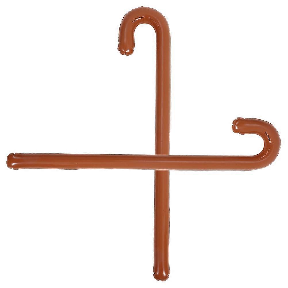 Here's a refined and engaging product description for your **2pcs Inflatable Cane PVC Crutch Funny Blowing Up Walking Stick Balloons For Halloween