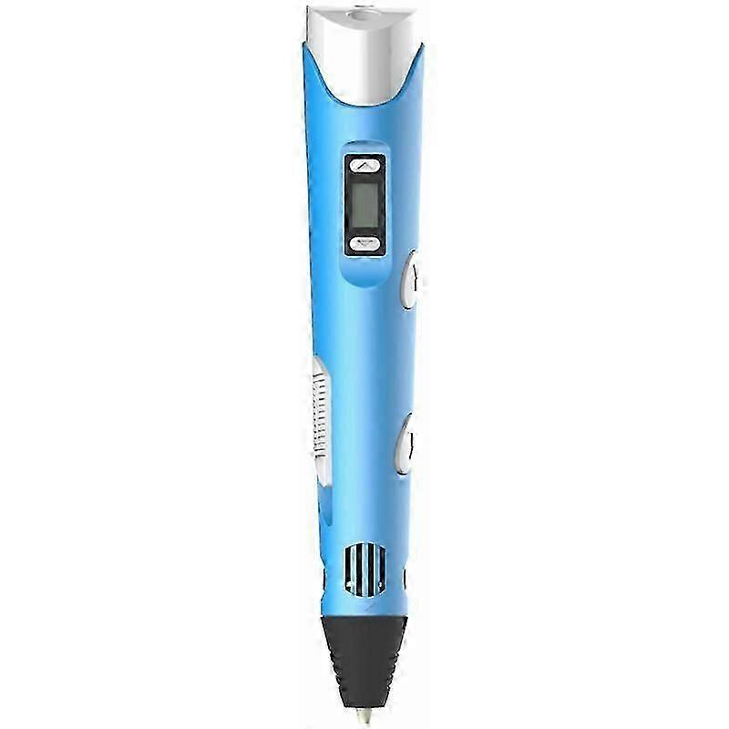 2025 Latest Model 3D Three-Dimensional Educational Toy Graffiti Printing Pen (Blue)