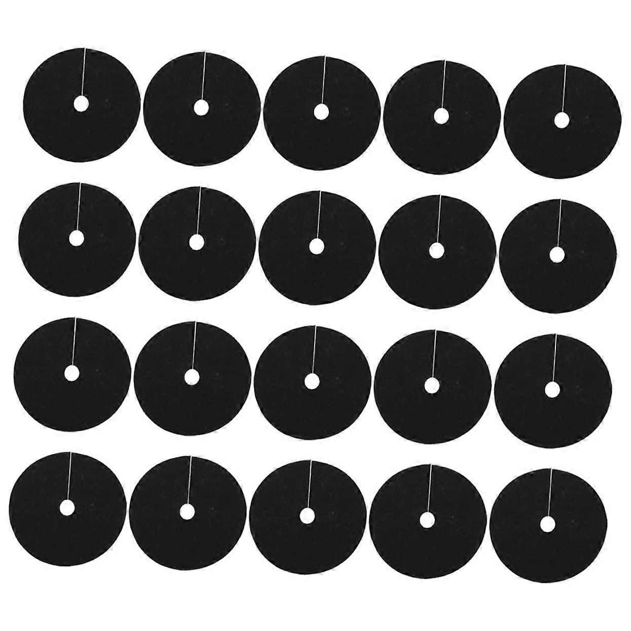 Weed Control Fabric 20 Pieces Breathable Garden Mulch Cloth for Fruit Trees Durable Round Landscape Material