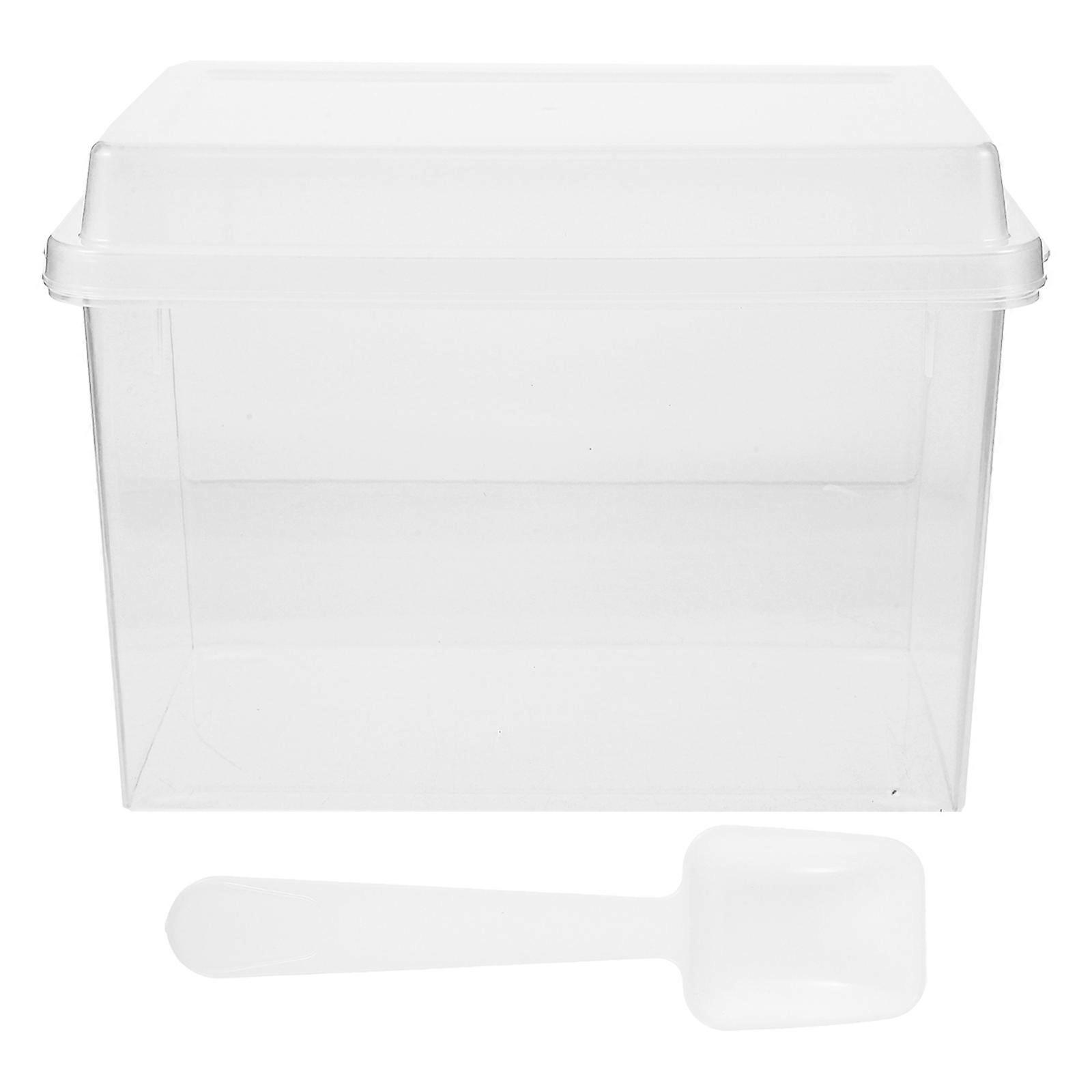 Transparent Airtight Sugar Keeper Container for Home with Large Capacity and PP Material 1 Set