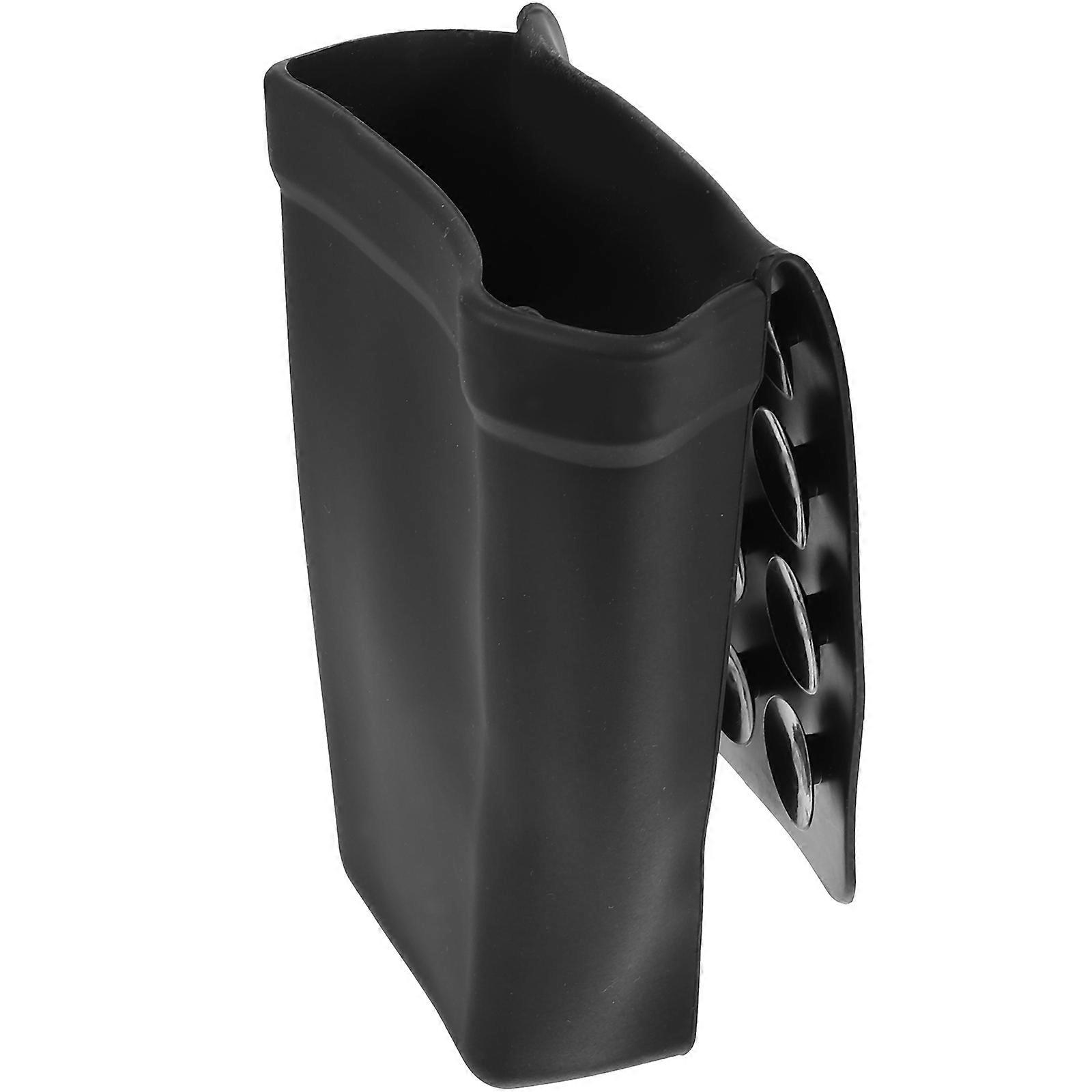 Curling Iron Protective Holder Black Silicone For Hair Stylists Rectangular Shape 1Pcs