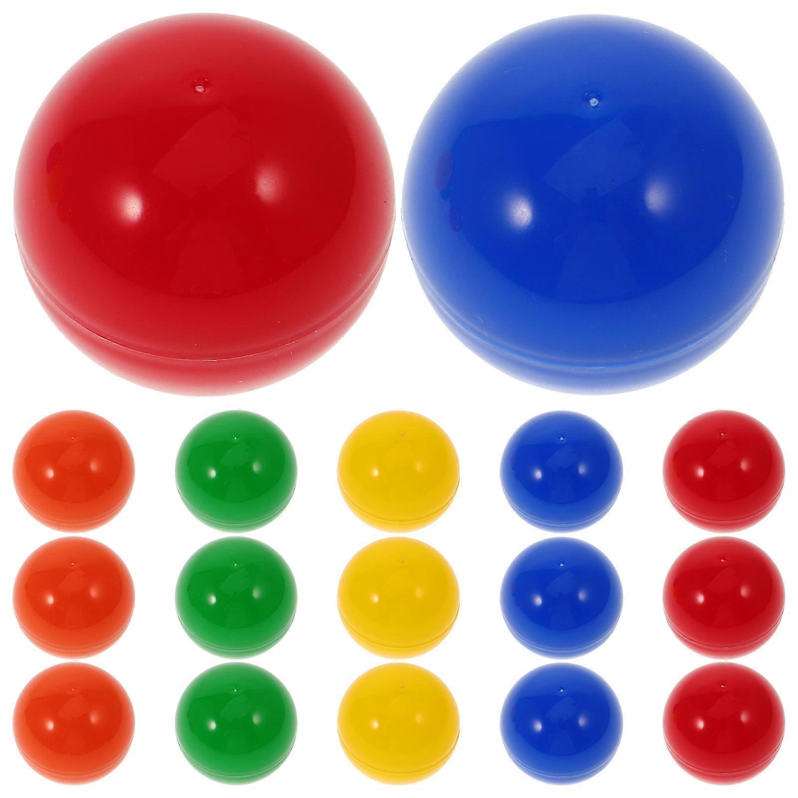 50pcs Openable Plastic Balls for Raffle Draws, Compact Lightweight Party Props for Games and Celebrations, Easy to Store