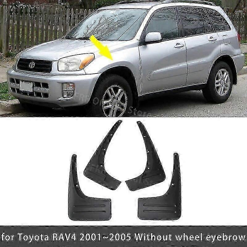 4PCS λασπωτήρες αυτοκινήτων για τη Toyota RAV4 RAV 4 XA20 2001 2002 2003 2004 2005 Fr φρουρά πιτσιλιών πτερυγίων λάσπης αυτοκινήτων