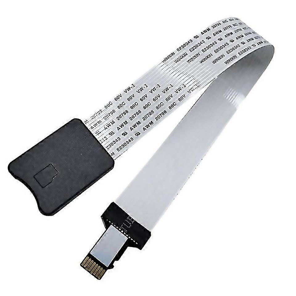 For 25cm microsd to microsd card extension cable tf memory card reader extension adapter cable for