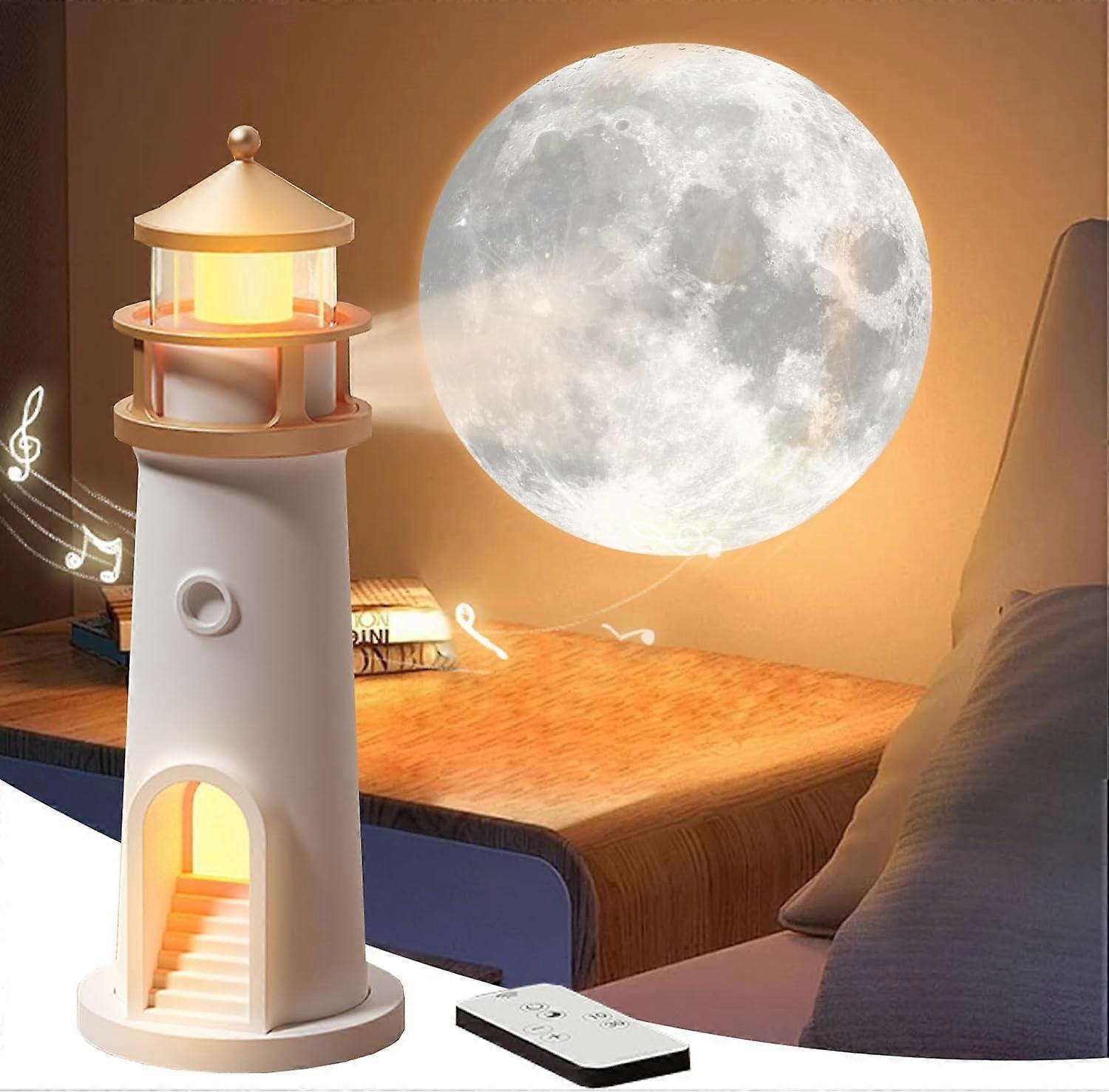 Moonlight Projector Lamp Night Light Bluetooth Remote Control Home Atmosphere Lamp