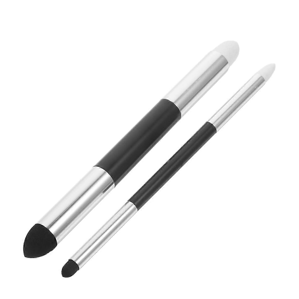 2pcs Artist Blending Sponge Pen Dual-Headed Pastel Tools for Sketching, Rubbing, and Detail Work for Beginners