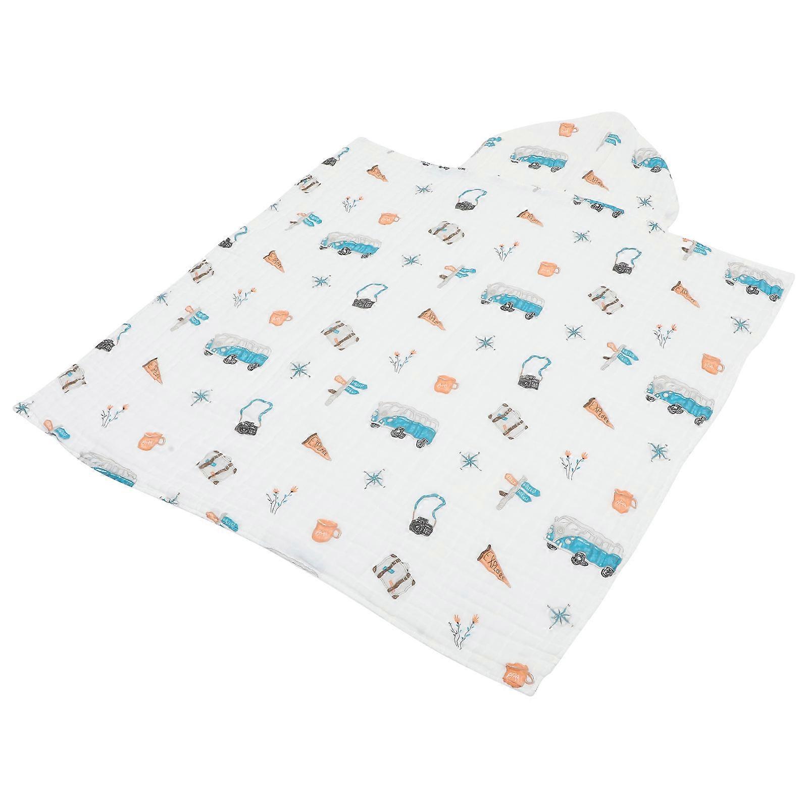 Hooded Bath Towel Cape – Soft, Absorbent, Breathable, Skin Friendly Design for Bathing, Swimming, and Beach Use