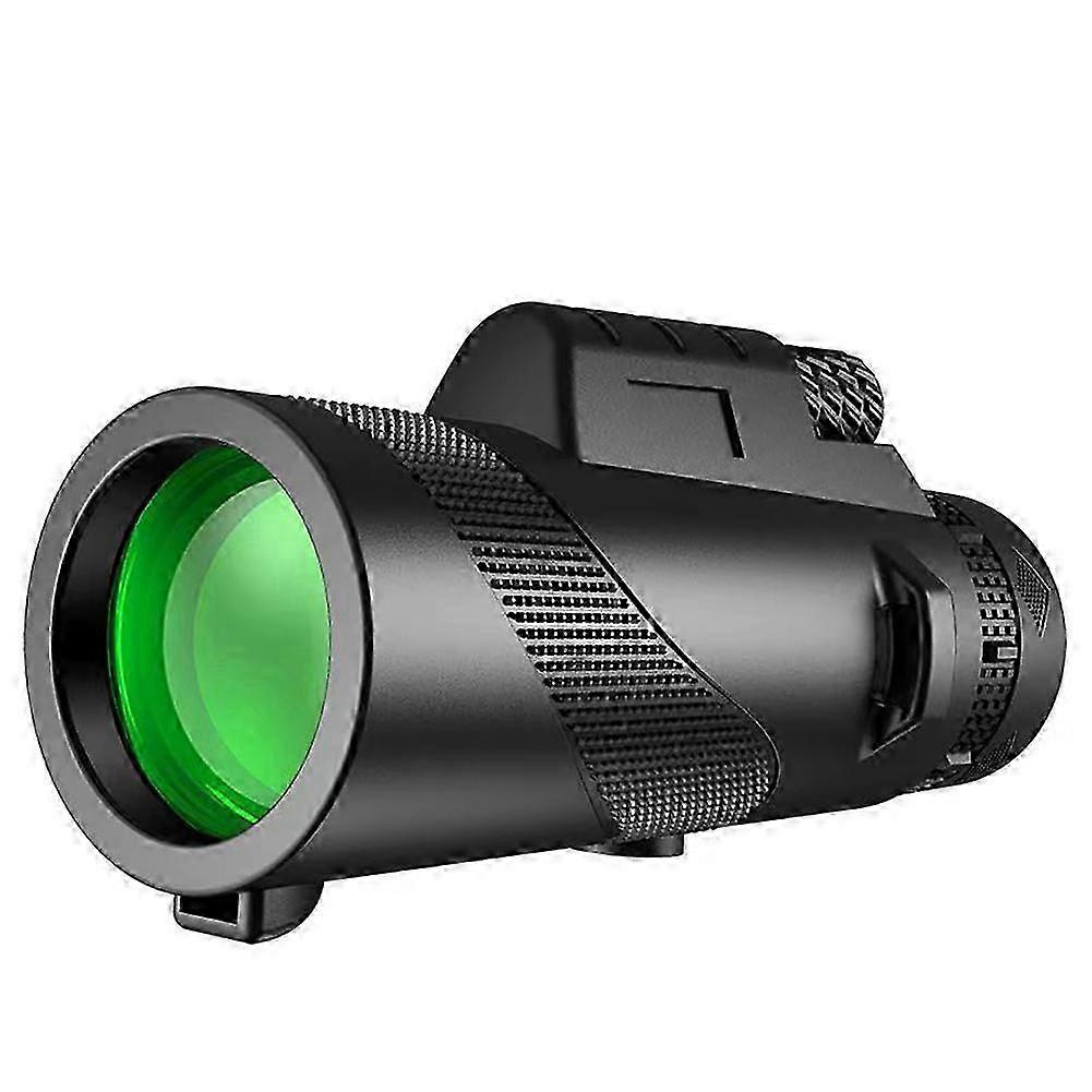High-Performance 80x100 Prism Monocular Telescope with Smartphone Holder, Tripod & Waterproof for Clear Views