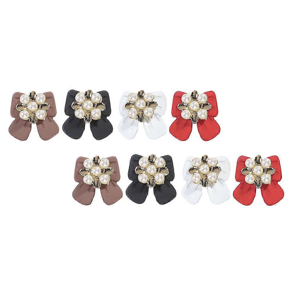 Nail Patches Manicure Supplies 8Pcs Nails Alloy Assorted Color for Nail Decoration