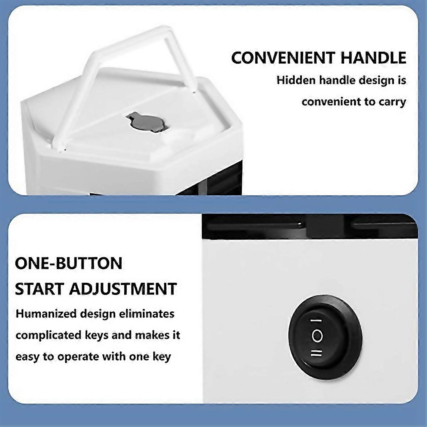 For Mini Air Conditioning Fan Desktop Cooler Fan Usb Portable