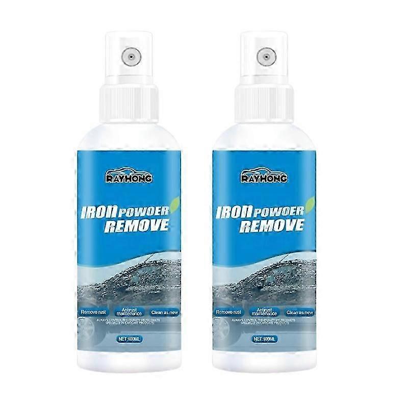 2Pcs Car Rust Removal Spray Multi-Purpose Rust,Remover Rust Inhibitor Derusting Spray