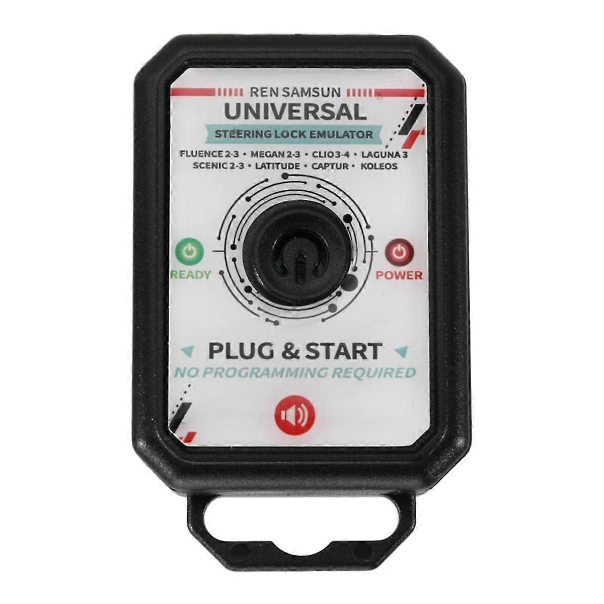 Car Steering Lock Simulator ESL ELV Emulator Plug and Start with Lock Sound for REN Fluence Scenic