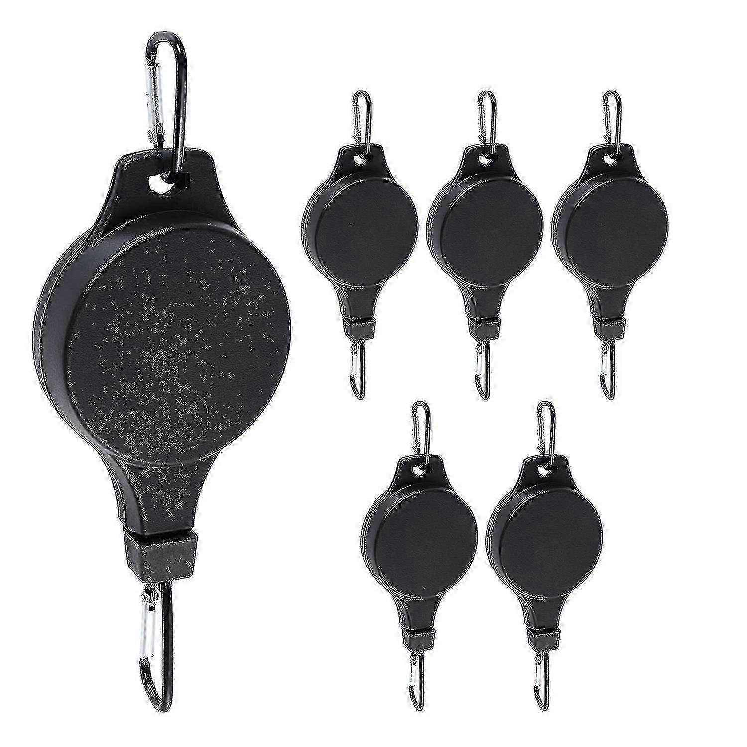 Adjustable pulley system for plants - 6 pack ceiling hanger wheels