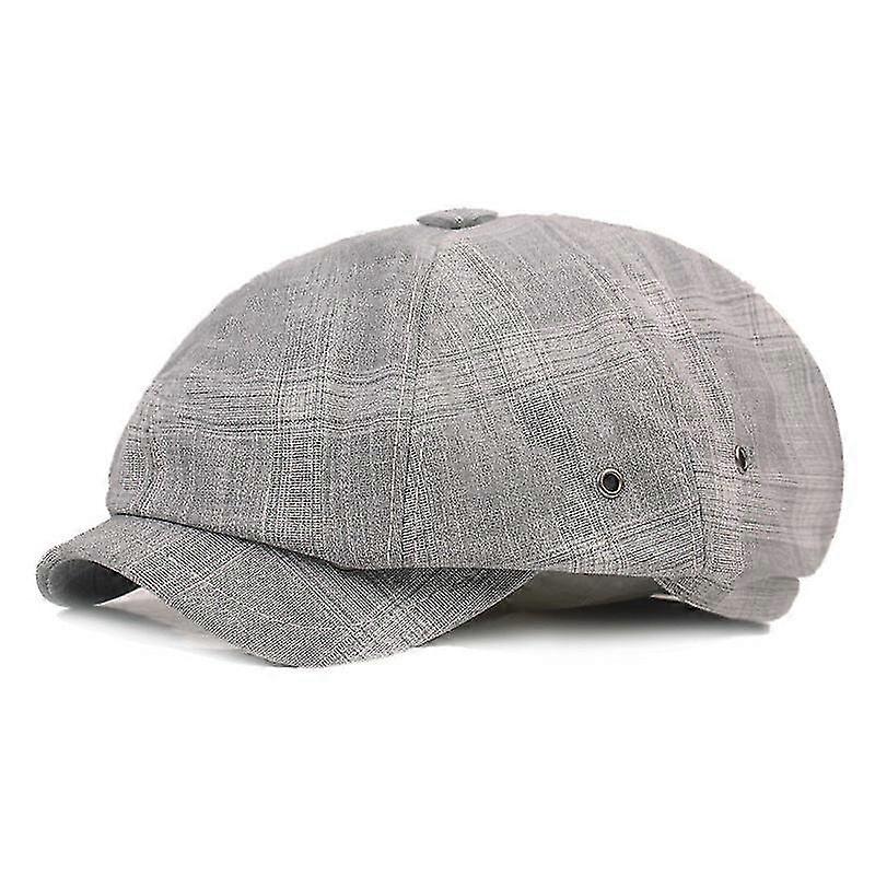 Beret Hat British Retro Octagonal Hat Men's Hat Middle-aged And Eld...