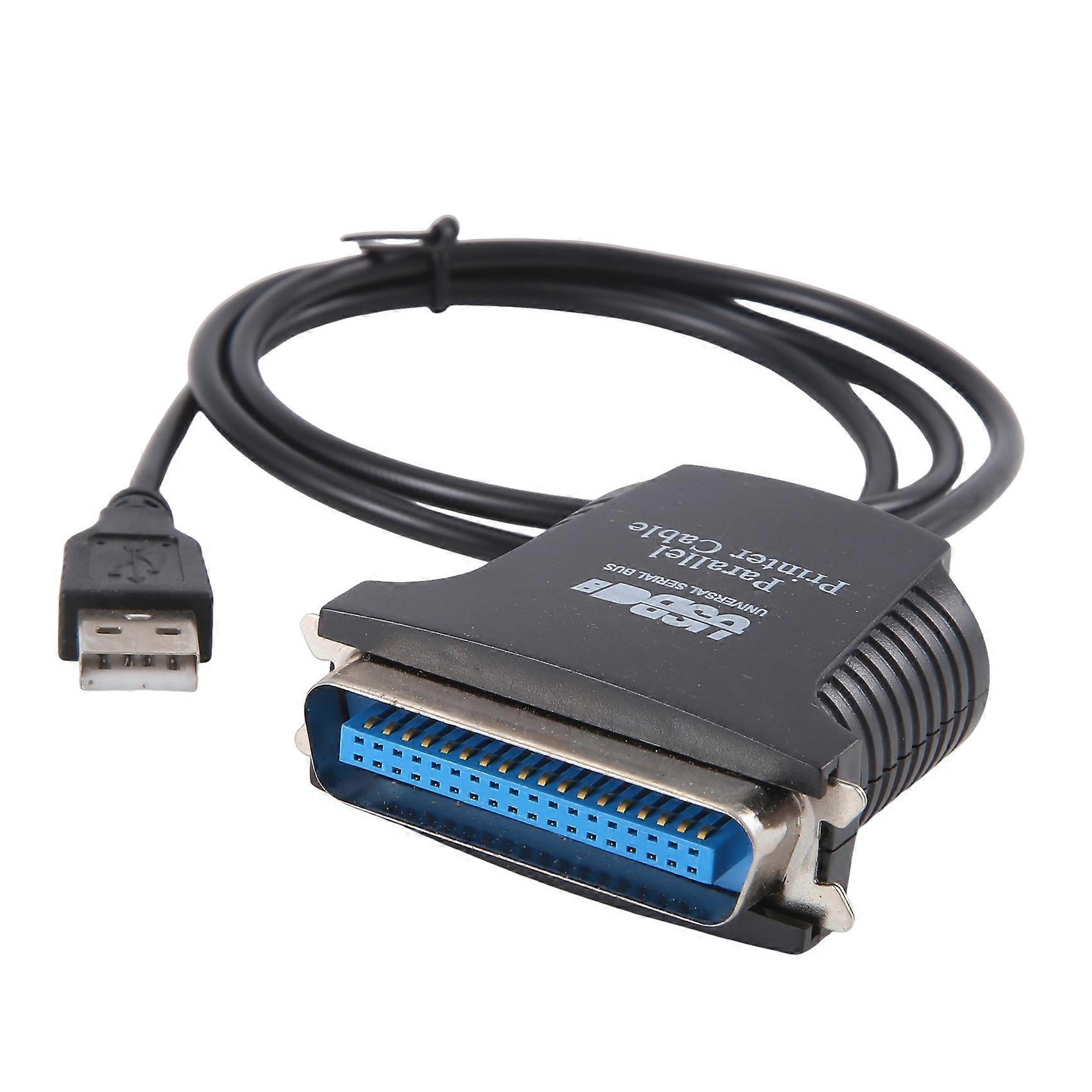 Parallel Port DB36 LPT Printer USB Express Card Converter Adapter Black