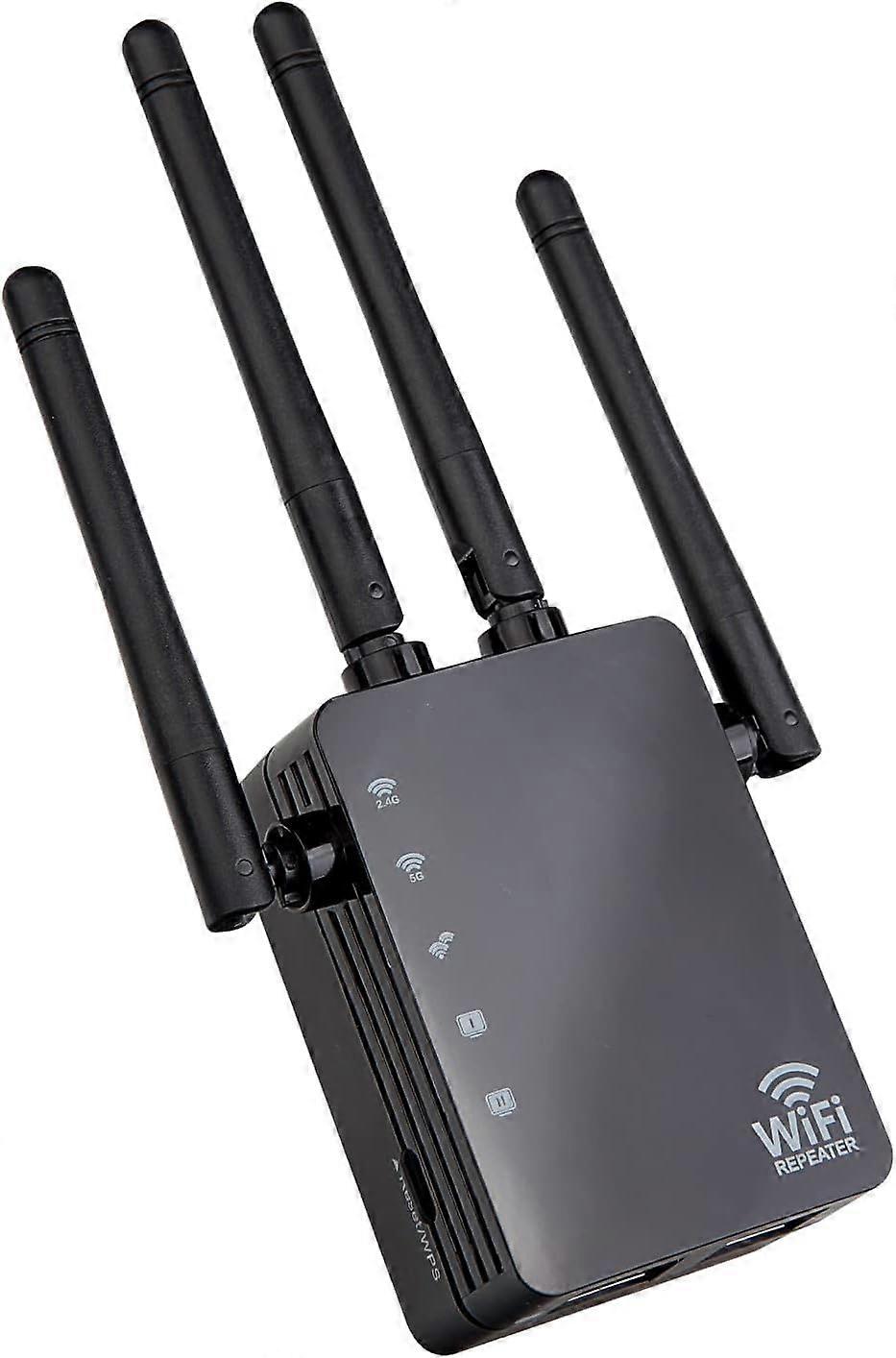 WiFi Extender, WiFi Booster, Cover up to 12880 sq.ft & 105 Devices, 1200Mbps WiFi Booster, Dual Band 2.4G and 5G, Wireless Repeater with Strong Penetr