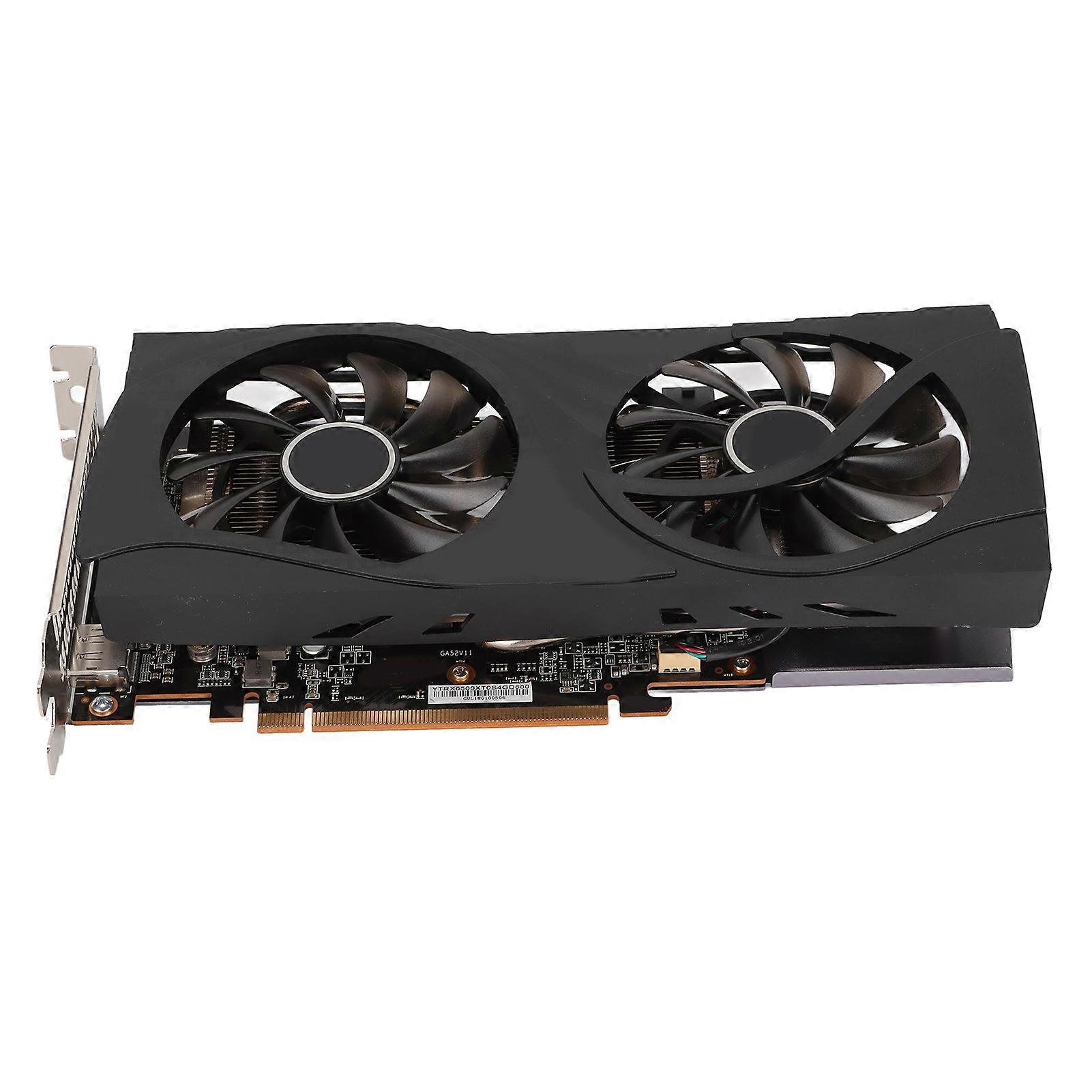 4G GDDR6 Gaming Graphics Card 18Gbps Speed Rapid Heat Dissipation for Desktop PC