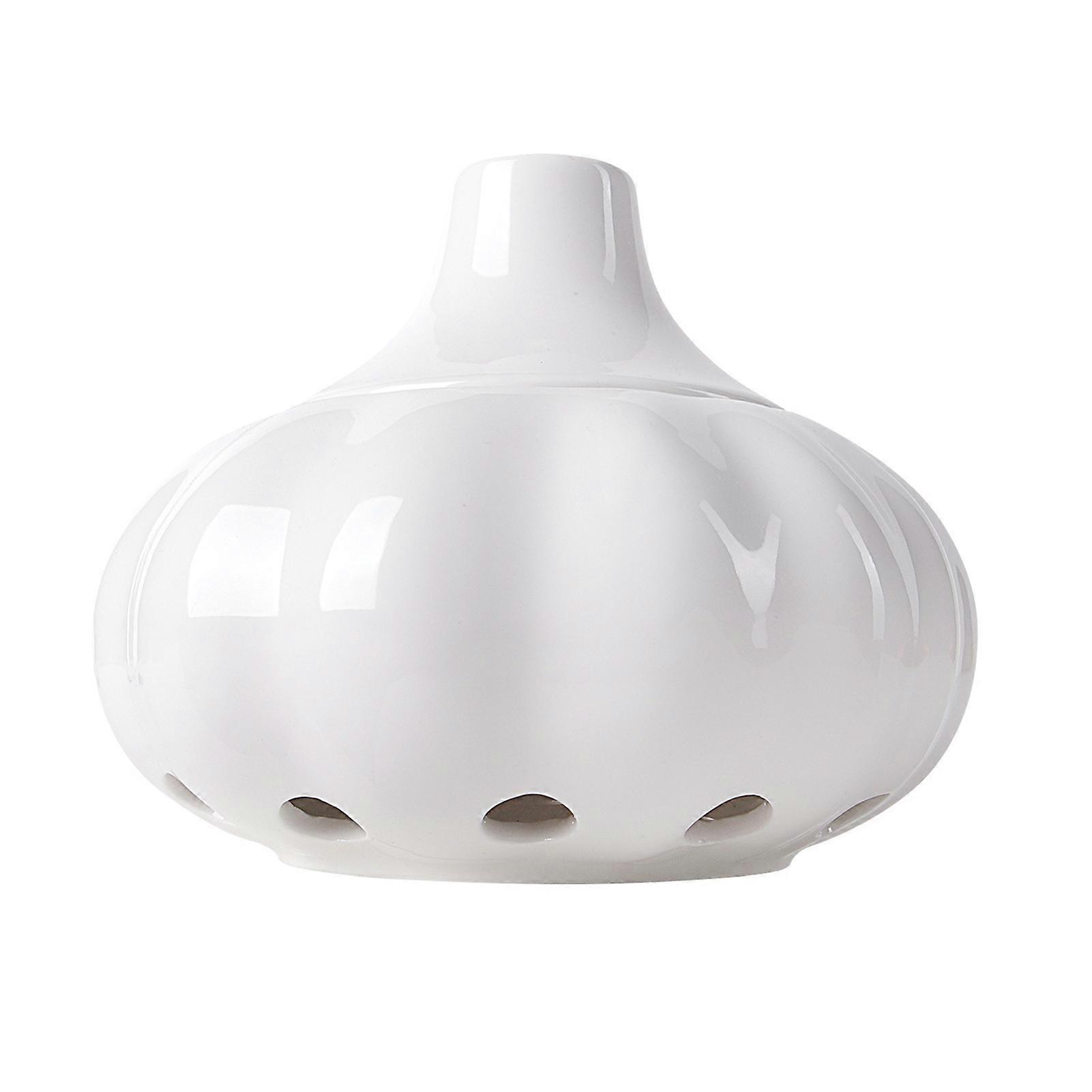 Ceramics Stylish And Functional Ceramic Garlic Holder With Lid Garlic Containergarlic Container