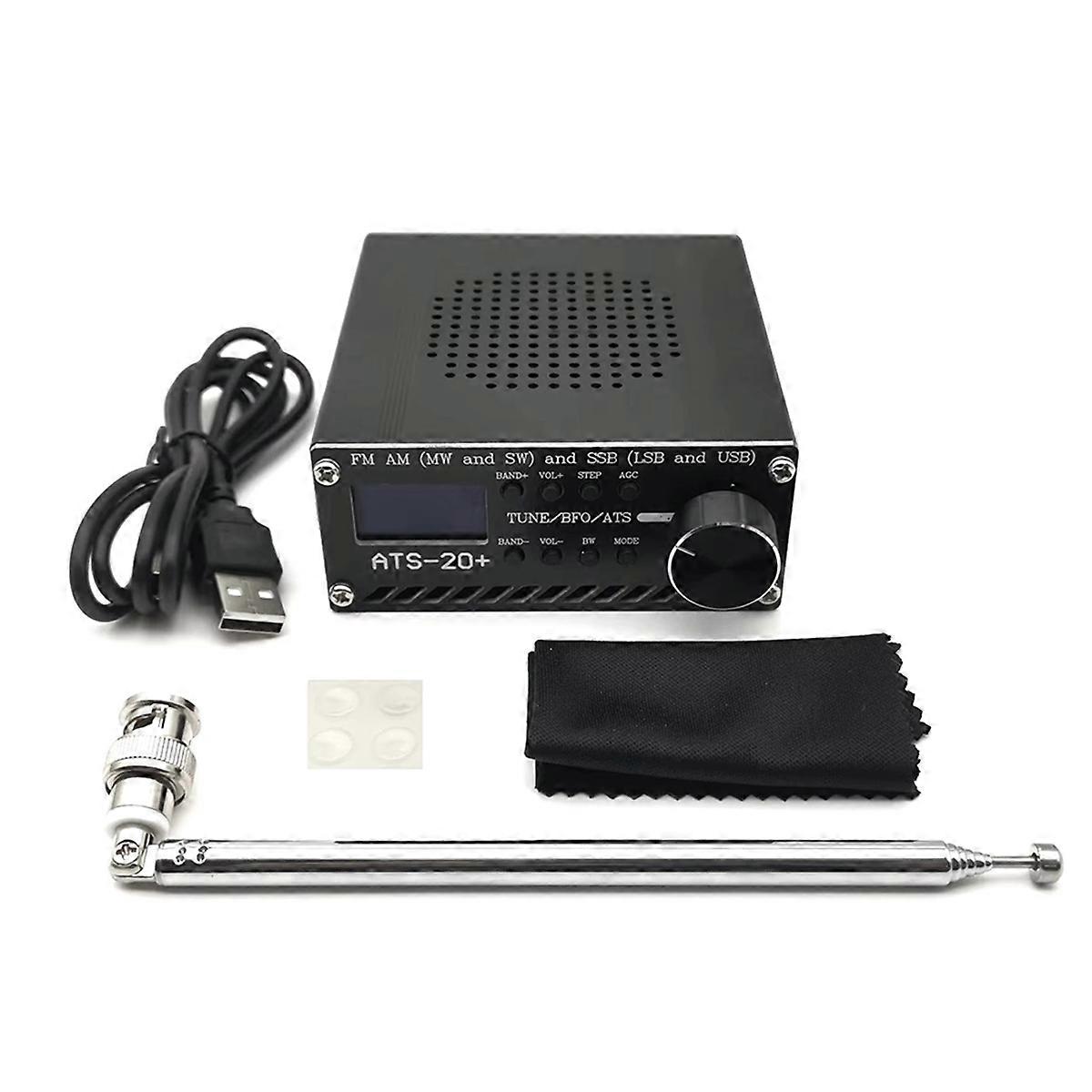 USB Charging ATS-20+ Plus SI4732 All Band Radio Receiver SDR Receiver FM AM(MW and SW)SSB (LSB and U