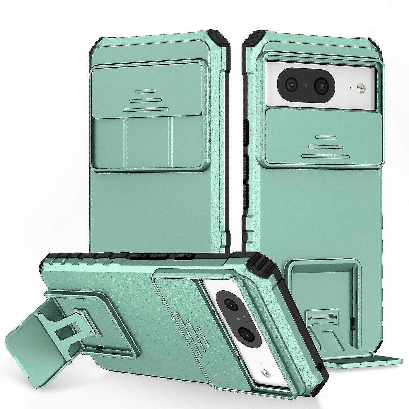 3D Phone Case with Slide Camera Cover and Stereo Grip Support