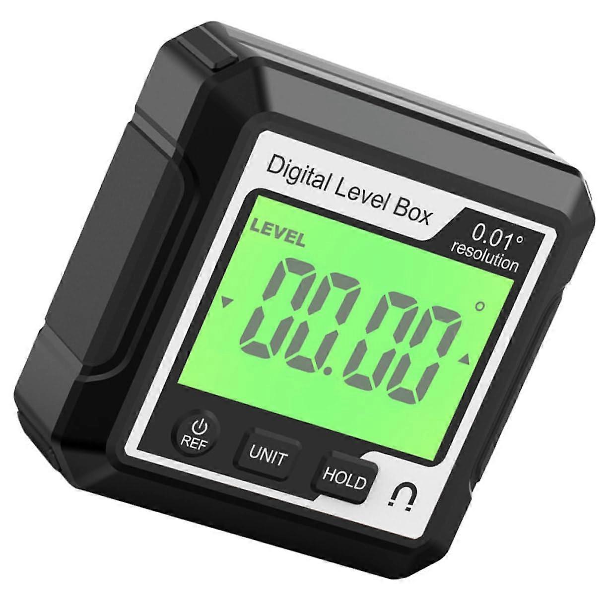 Digital Angle Gauge For Woodworking And Automotive Portable Clinometer Inclinometer With Backlit LCD Display