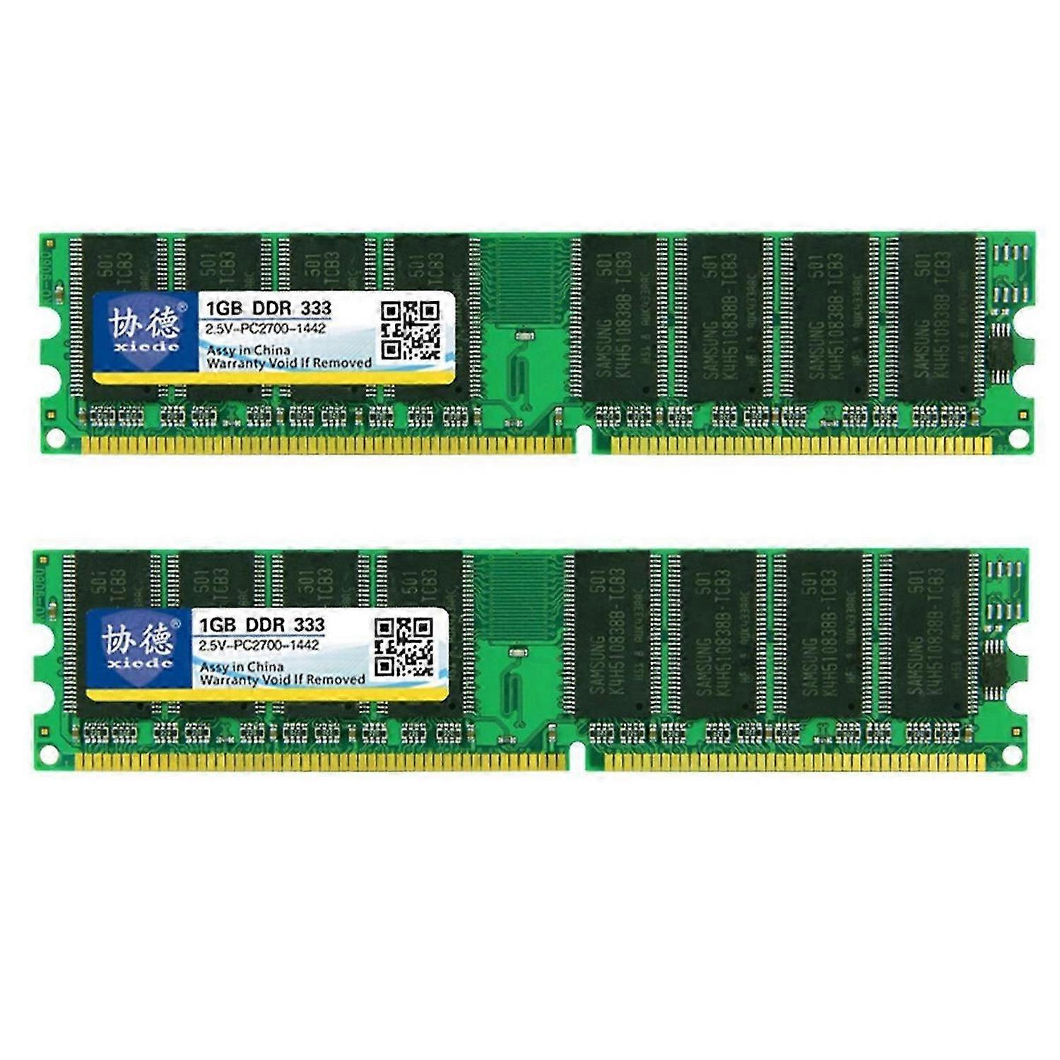 Xiede Desktop Pc Memory Ram Module Ddr 184Pin Dimm 333Mhz