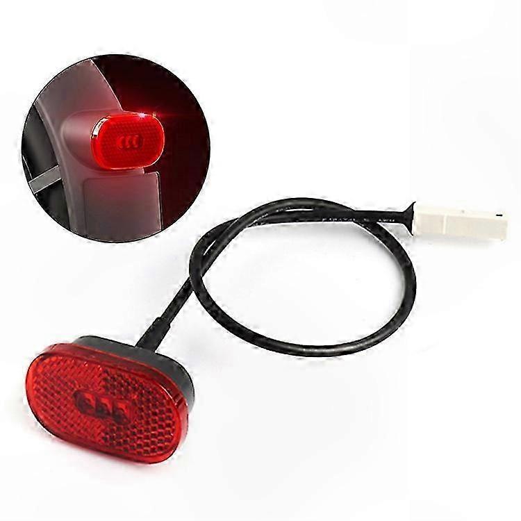 Bright LED Taillight for Electric Scooter, Easy-to-Install Cycling Accessory with Enhanced Visibility and Durability