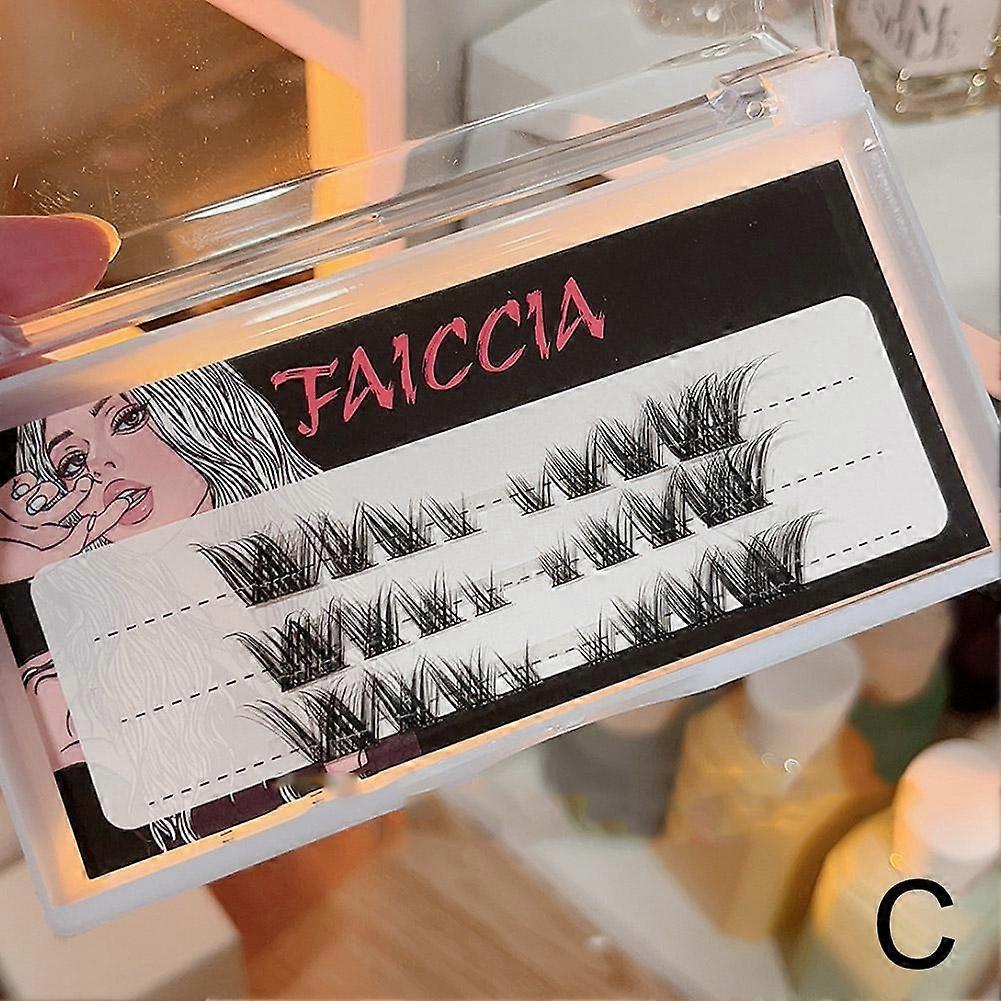 Semi-Handmade Fox Oblique Flying Segmented Individual False Eyelashes for Natural Customizable Lash Looks